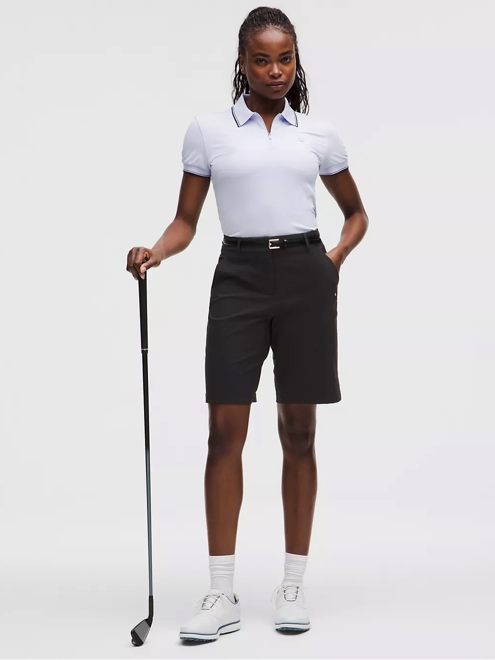 Lululemon Stretch Twill Bermuda Golf Short 10” Black Size 23 NWT